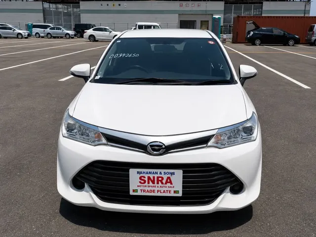 2017 Toyota Corolla Axio, white sedan for sale at Rahaman & Sons, Success — arriving soon
