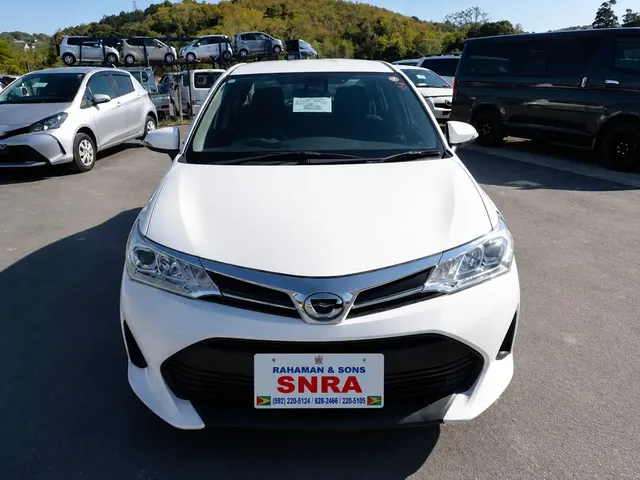 2018 Toyota Corolla Axio, white sedan for sale at Rahaman & Sons, Success — arriving soon