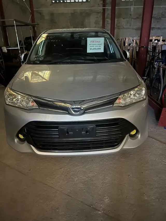 2017 Toyota Corolla Fielder, silver wagon for sale at Rahaman & Sons, Success — in stock