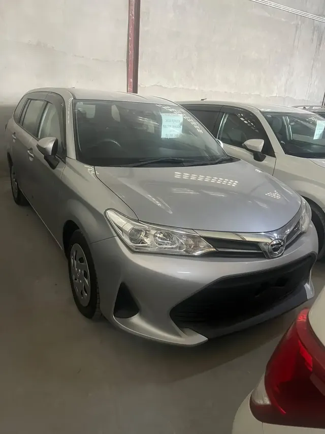 2018 Toyota Corolla Fielder, silver wagon for sale at Rahaman & Sons, Success — in stock