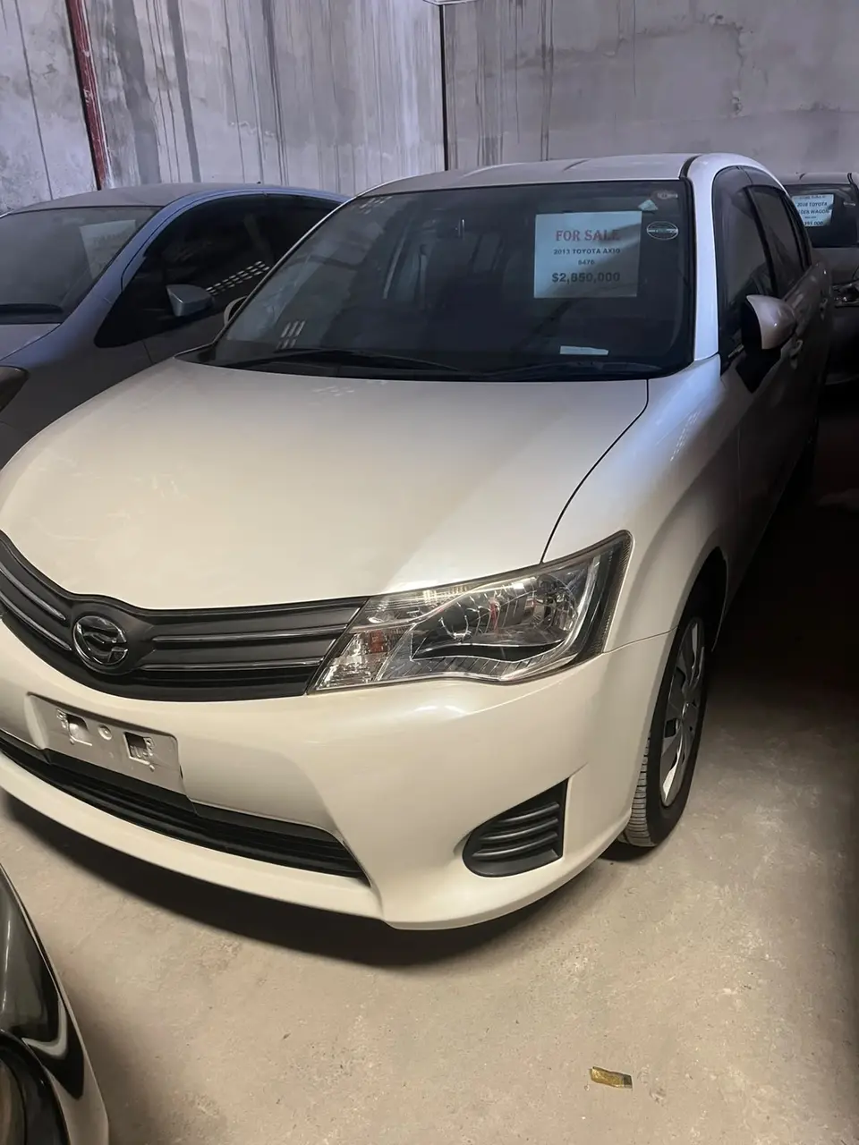 2013 Toyota Corolla Axio, white — photo 1 of 4